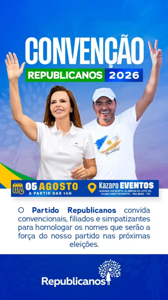 Com expectativa para indicação do vice de Dorinha, Republicanos realiza convenção na quarta-feira